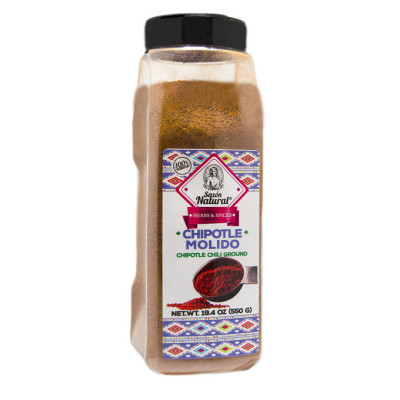 Chile chipotle en polvo 550gr
