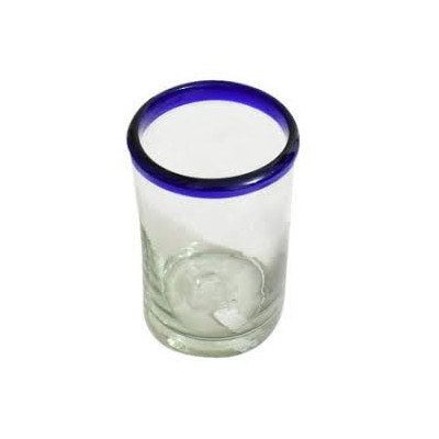 Verre Tequila (bord bleu) Verre Tequila (bord bleu)